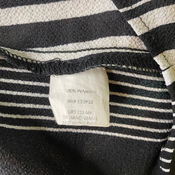 Show Me Your Mumu Rosarita Romper Black and White Stripe Womens Size Extra Small - Picture 8 of 9